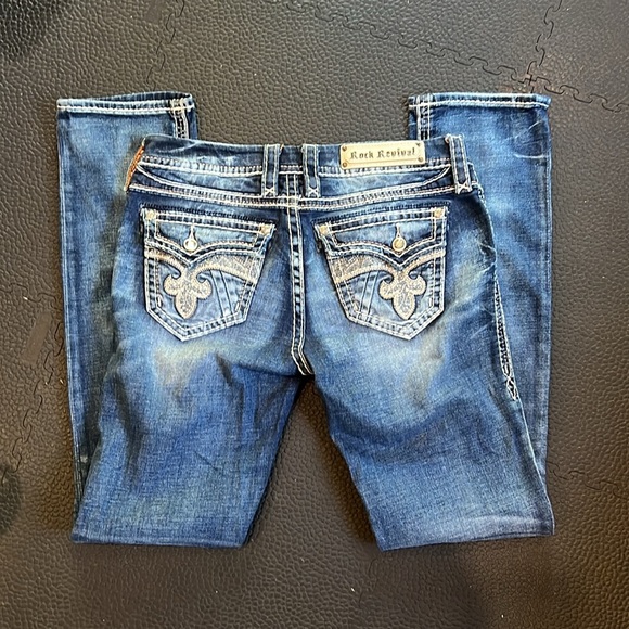 Rock Revival Kylie Straight Jeans - Picture 3 of 4